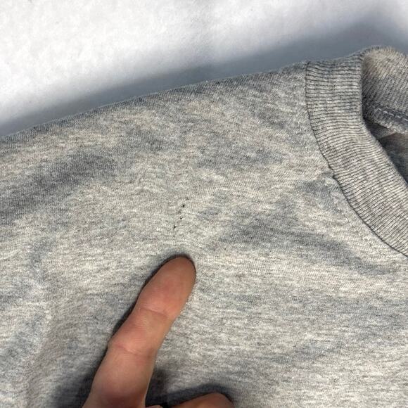 True Religion Gray Logo Graphic T-Shirt Size Large - Picture 4 of 8